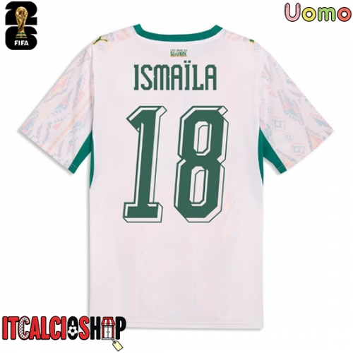 Senegal Ismaila Sarr #18 Prima Maglia Mondiali 2026 Manica Corta